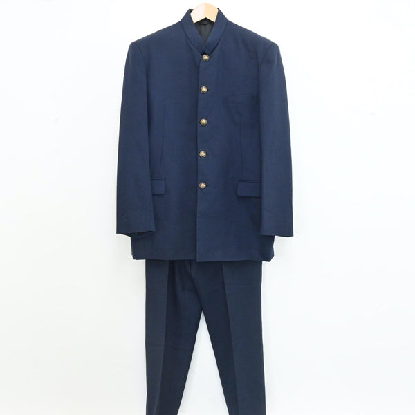 中古制服】愛知県 瀬戸高等学校 男子制服 2点（学ラン・ズボン