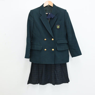 【中古】千葉県 大多喜高等学校 女子制服 3点（ブレザー・スカート）sf005649