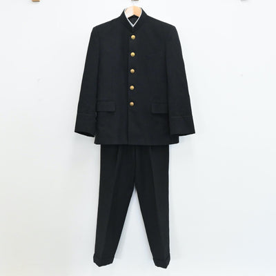 【中古】東京都 獨協中学校 男子制服 2点（学ラン・ズボン）sf005687