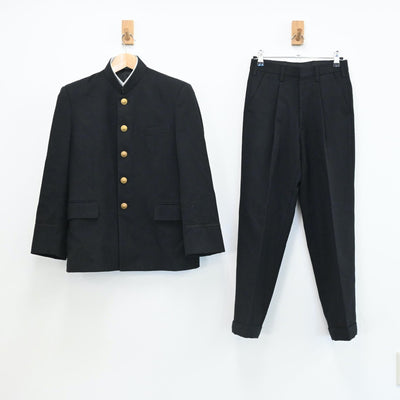 【中古】東京都 獨協中学校 男子制服 2点（学ラン・ズボン）sf005687