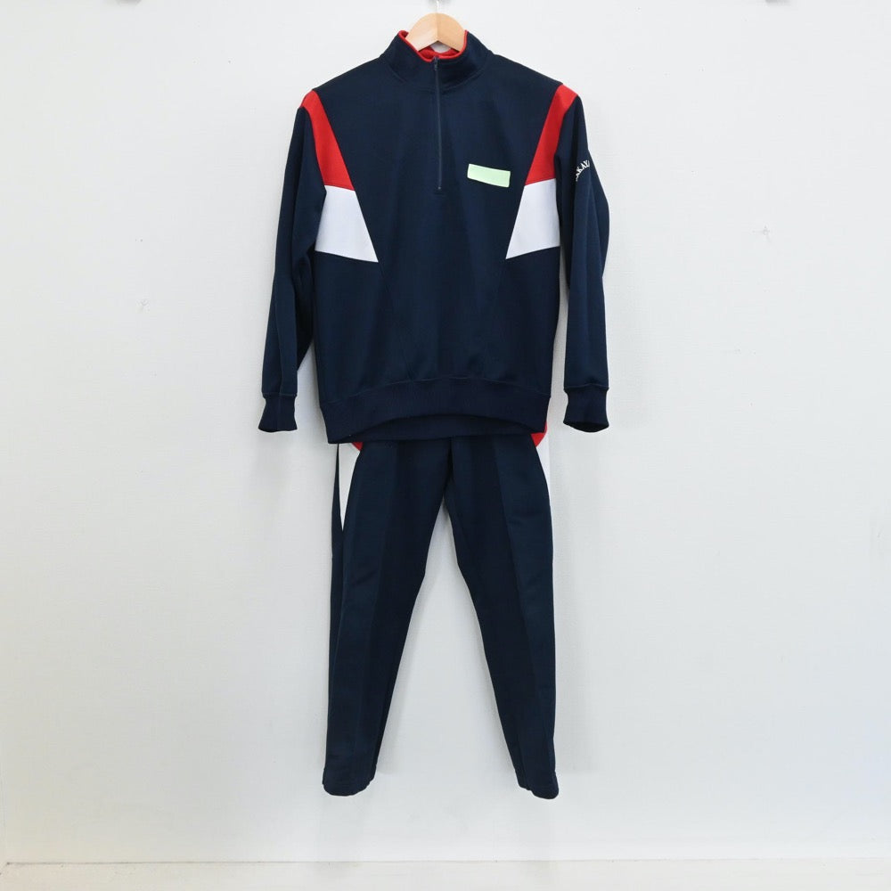 【中古】宮城県 中山中学校 女子制服 4点（ジャージ 上・ジャージ 下・体操服 上・体操服 下）sf005697