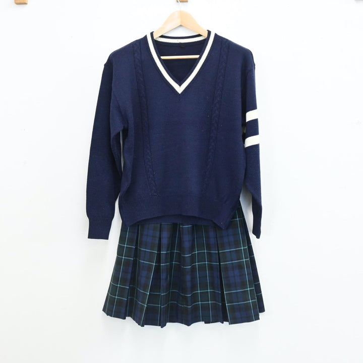 【中古制服】埼玉県 山村国際高等学校 女子制服 7点（ブレザー・ベスト・ニット・シャツ・スカート）sf005706【リサイクル学生服】 |  中古制服通販パレイド