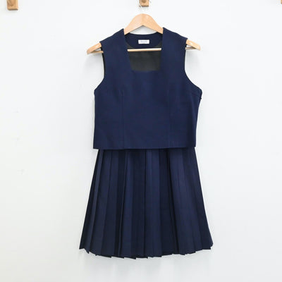 中古制服】香川県 高松西高等学校 女子制服 3点（ベスト