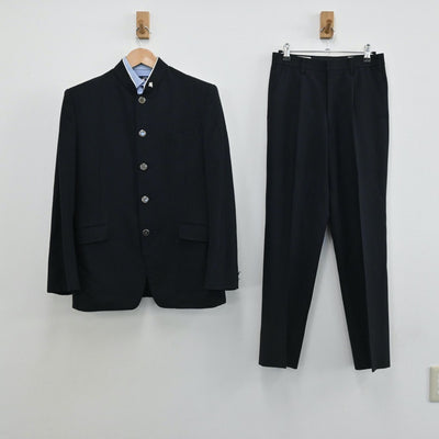 【中古】滋賀県 甲西高等学校 男子制服 5点（学ラン・シャツ・ズボン）sf005737