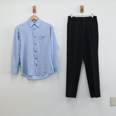 【中古】滋賀県 甲西高等学校 男子制服 5点（学ラン・シャツ・ズボン）sf005737