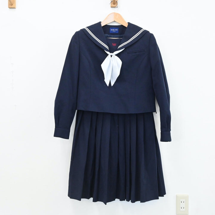 中古制服】北海道 苫小牧私立啓明中学校 女子制服 2点