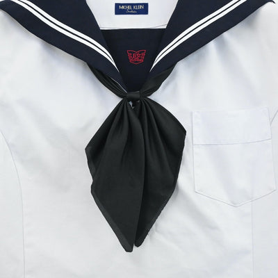 【中古】北海道 苫小牧私立啓明中学校 女子制服 2点（セーラー服・スカート）sf005797