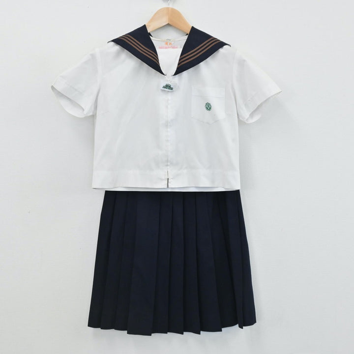 【中古制服】群馬県 関東学園大学附属高等学校 女子制服 3点（セーラー服・スカート）sf005803【リサイクル学生服】 | 中古制服通販パレイド