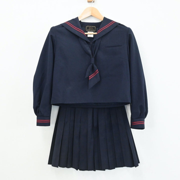 中古制服】群馬県 太田市立西中学校 女子制服 4点（セーラー服・ベスト・スカート）sf005806【リサイクル学生服】 | 中古制服通販パレイド