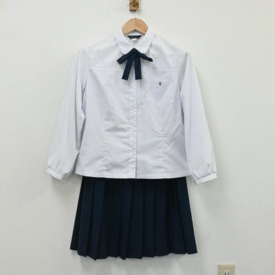 【中古】愛知県 愛知県立豊丘高等学校 女子制服 4点（ブレザー・シャツ・スカート）sf005856