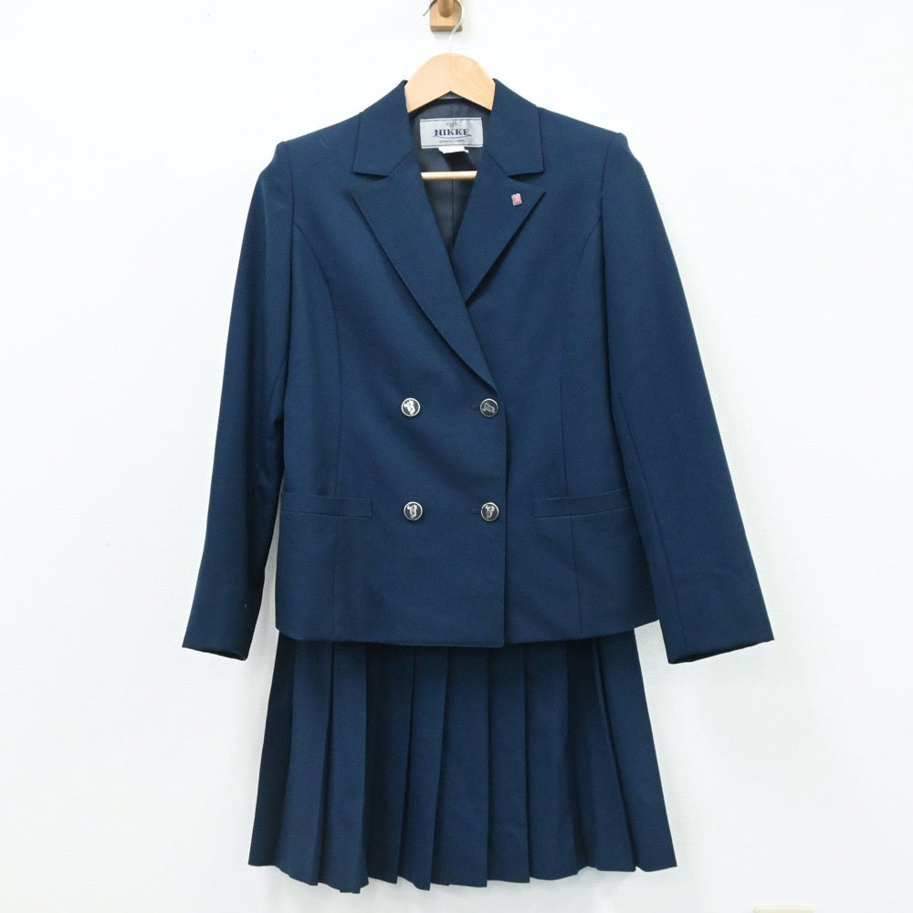 【中古】愛知県 愛知県立豊丘高等学校 女子制服 4点（ブレザー・シャツ・スカート）sf005856