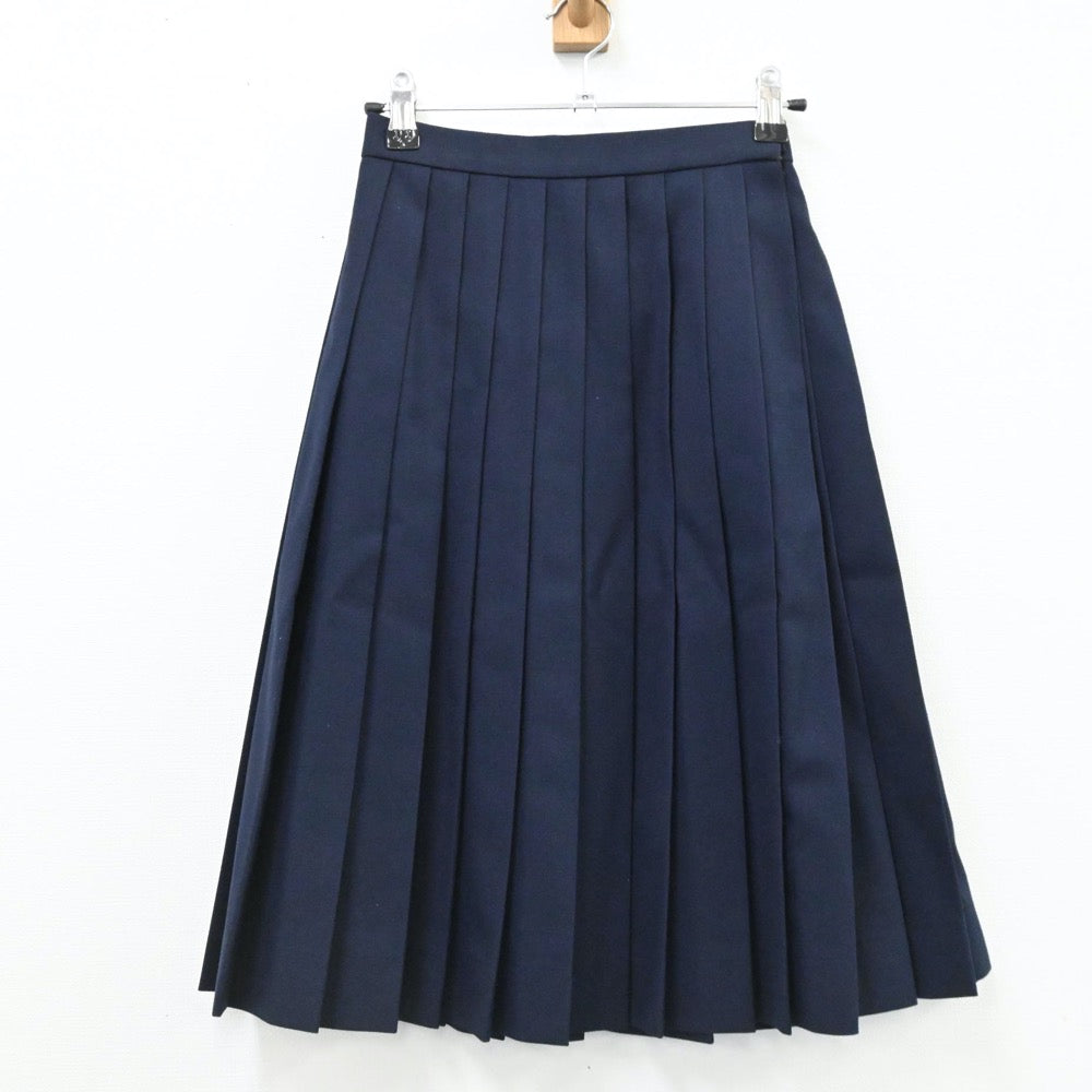 【中古】新潟県 長岡市立川口中学校 女子制服 3点（セーラー服・スカート）sf005878