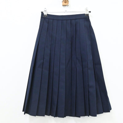 【中古】新潟県 長岡市立川口中学校 女子制服 3点（セーラー服・スカート）sf005878