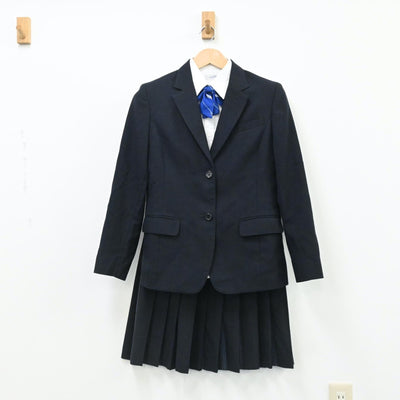 【中古】神奈川県 桐蔭学園高等学校 女子制服 6点（ブレザー・ニット・シャツ・スカート）sf005887