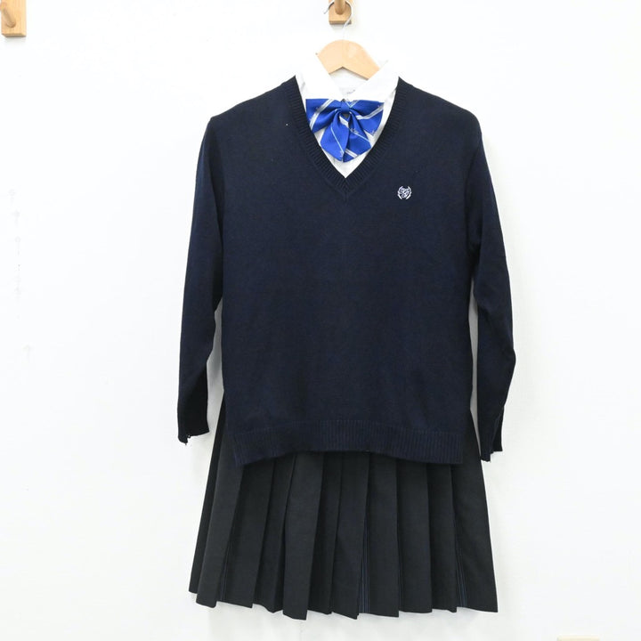 【中古制服】神奈川県 桐蔭学園高等学校 女子制服 6点（ブレザー・ニット・シャツ・スカート）sf005887【リサイクル学生服】 | 中古制服 通販パレイド