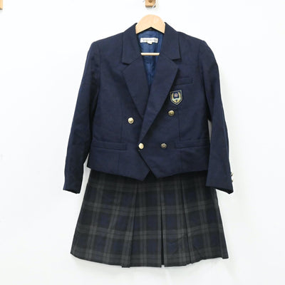 【中古】東京都 淑徳高等学校 女子制服 3点（ブレザー・ベスト・スカート）sf005916