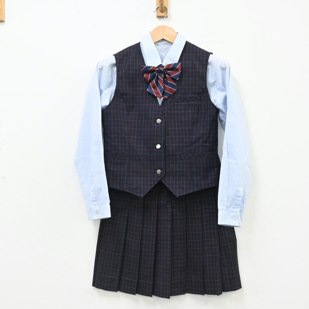 中古制服】高知県 高知県立山田高等学校 女子制服 7点（ブレザー・セーラー服・シャツ・ベスト・スカート）sf005920【リサイクル学生服】 | 中古 制服通販パレイド