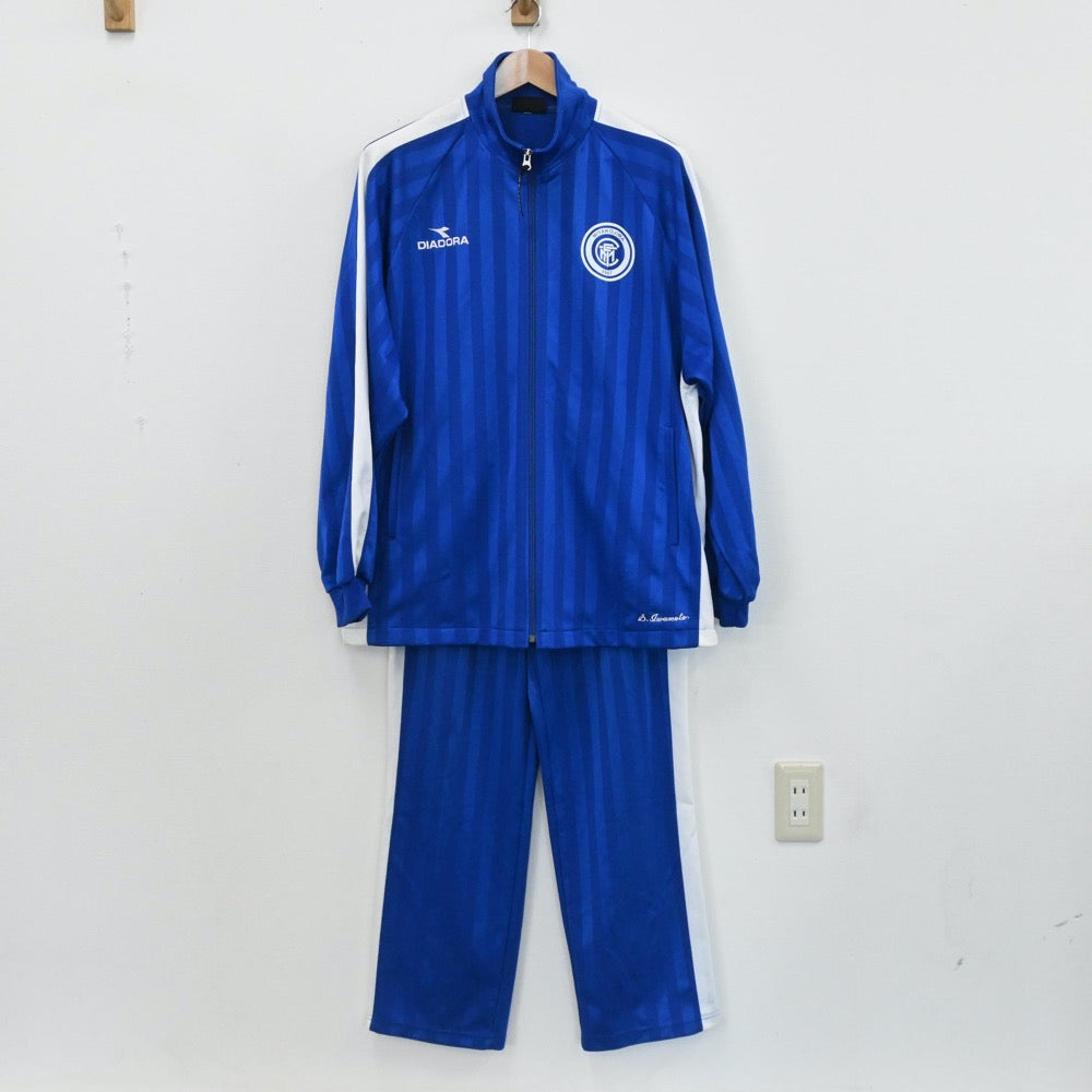 【中古】大阪府 大阪市立都島工業高校 男子制服 2点（ジャージ 上・ジャージ 下）sf005939