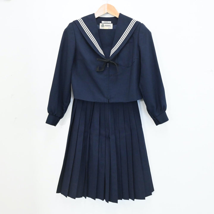 中古制服】愛知県 一宮西高等学校 女子制服 3点（セーラー服・スカート）sf005979【リサイクル学生服】 | 中古制服通販パレイド