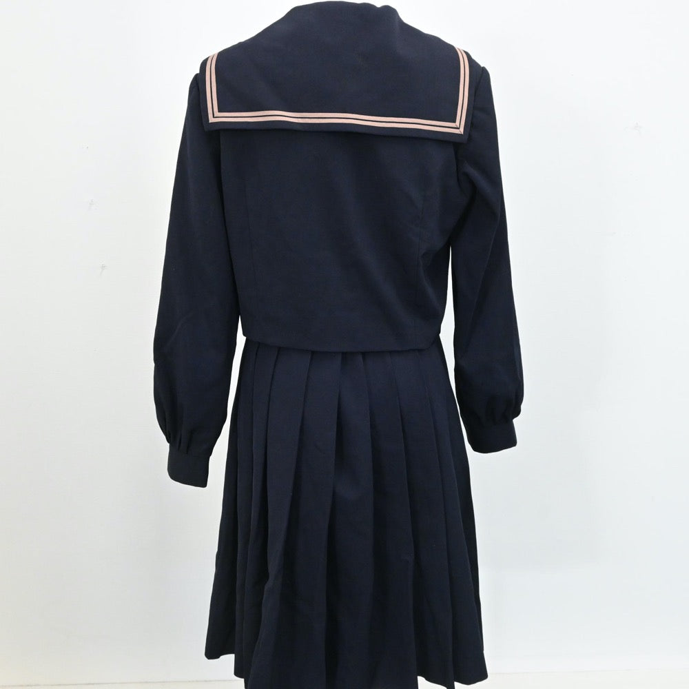 【中古】岡山県 岡山南高等学校 女子制服 4点（ブレザー・セーラー服・スカート）sf005989