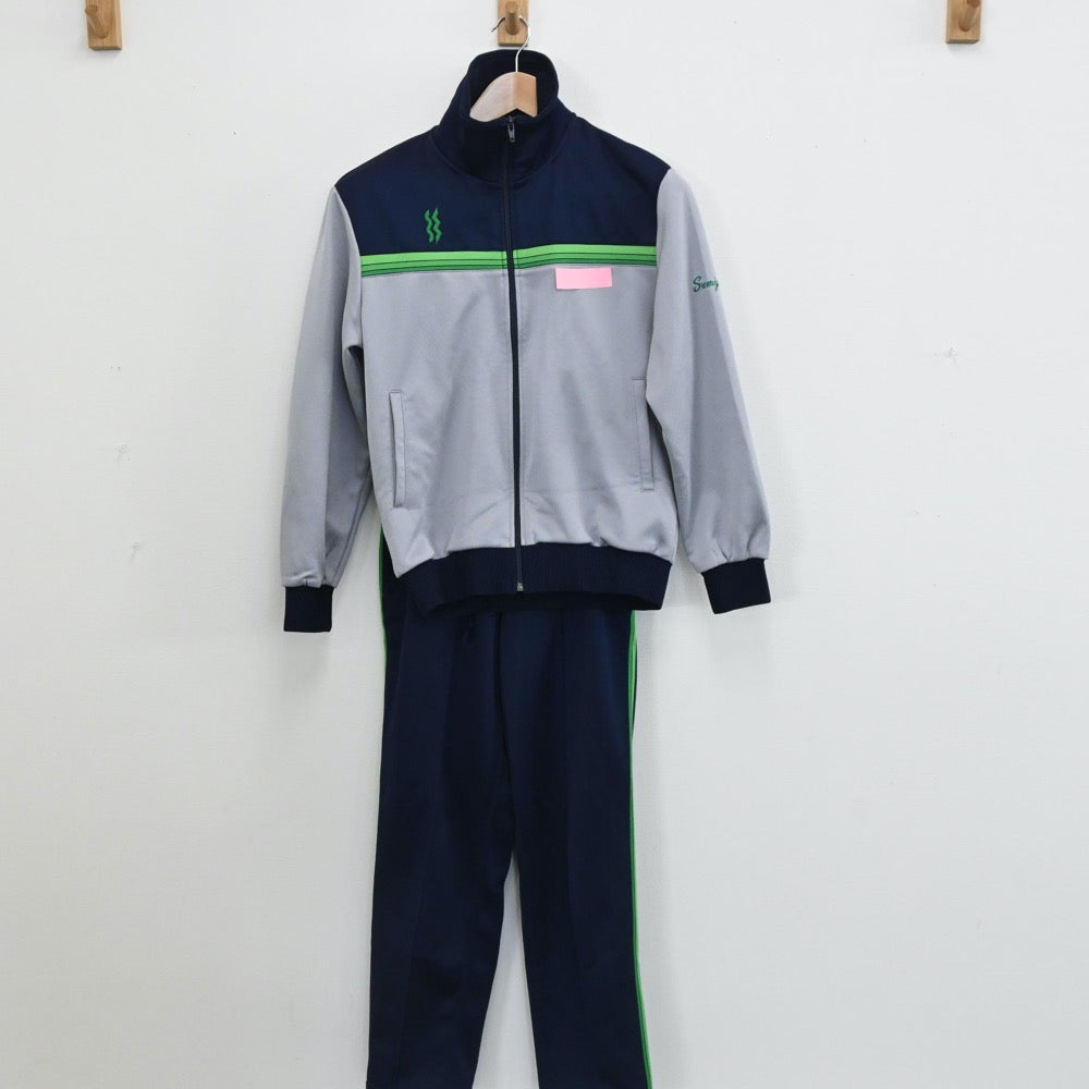 【中古】神奈川県 住吉高等学校 女子制服 2点（ジャージ 上・ジャージ 下）sf006010