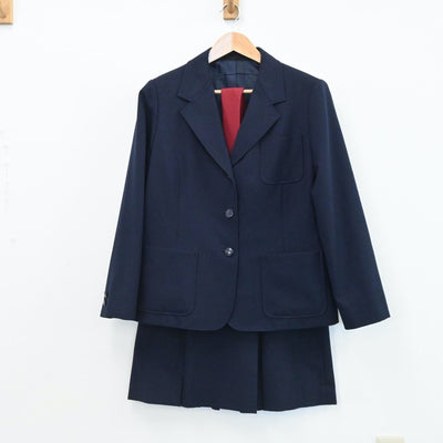 【中古】神奈川県 座間高校 女子制服 4点（ブレザー・スカート）sf006043