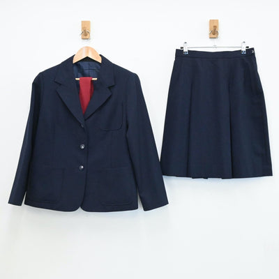 【中古】神奈川県 座間高校 女子制服 4点（ブレザー・スカート）sf006043