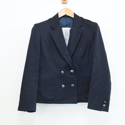 【中古】長崎県 長崎西陵高校 女子制服 3点（ブレザー・スカート）sf006049