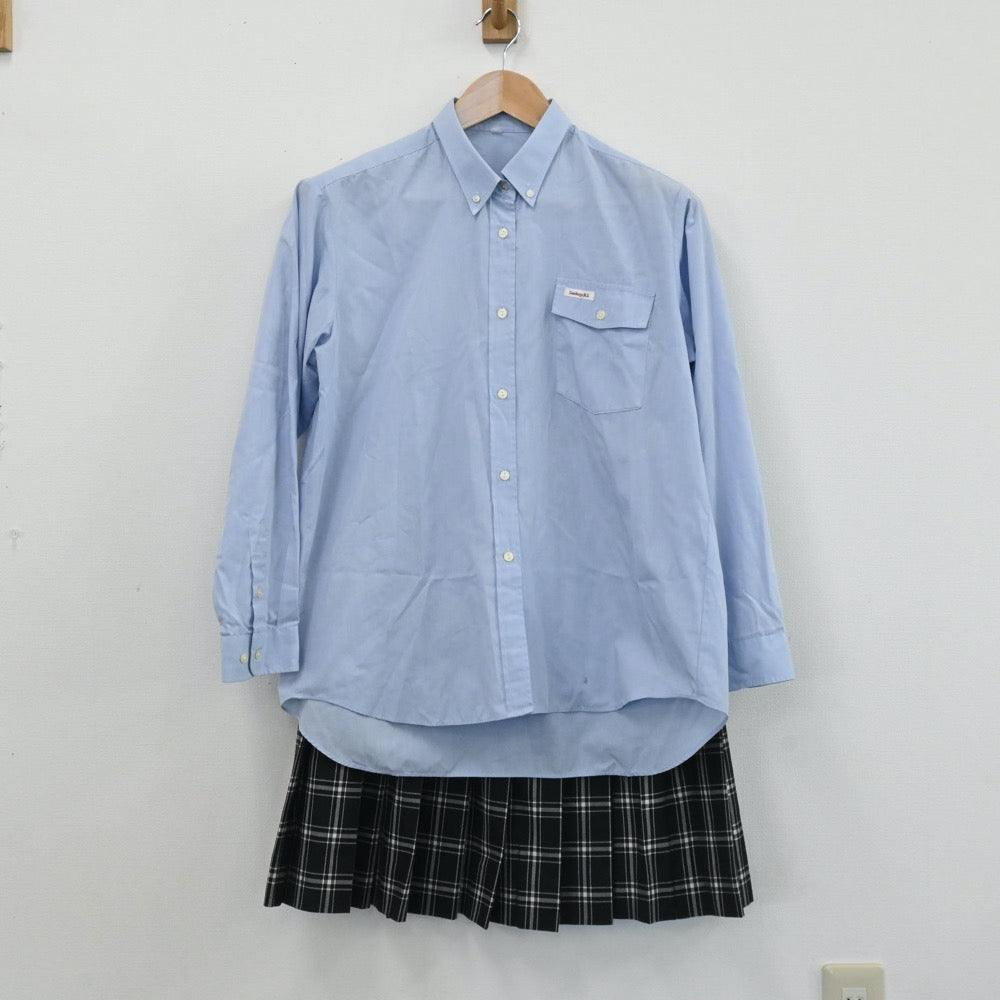 【中古】岡山県 西大寺高校 女子制服 3点（ブレザー・シャツ・スカート）sf006059