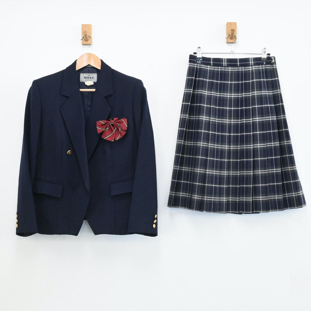 【中古】埼玉県 鴻巣女子高等学校 女子制服 3点（ブレザー・スカート）sf006063