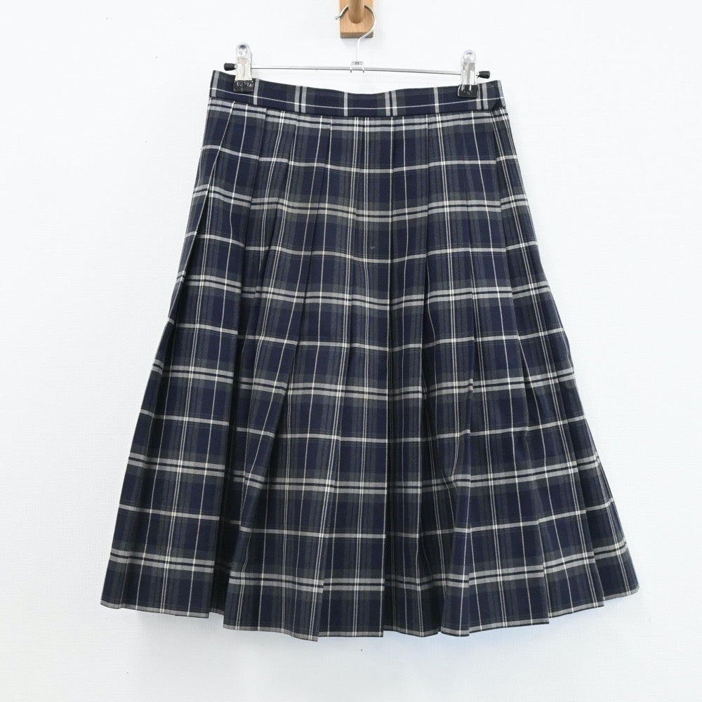 【中古】埼玉県 鴻巣女子高等学校 女子制服 2点（ベスト・スカート）sf006064