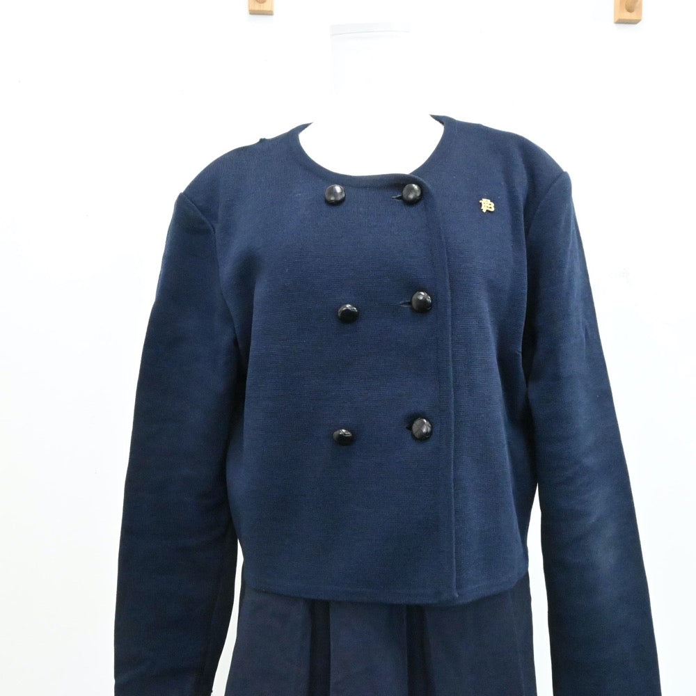 【中古】福岡県 福岡雙葉高等学校 女子制服 3点（ジャンパースカート・ブレザー）sf006112