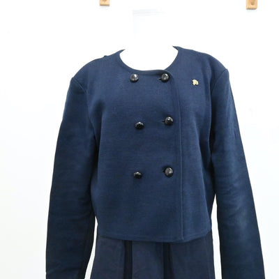 【中古】福岡県 福岡雙葉高等学校 女子制服 3点（ジャンパースカート・ブレザー）sf006112