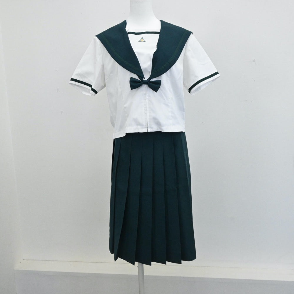 【中古】千葉県 成田国際高等学校 女子制服 3点（セーラー服・スカート）sf006118