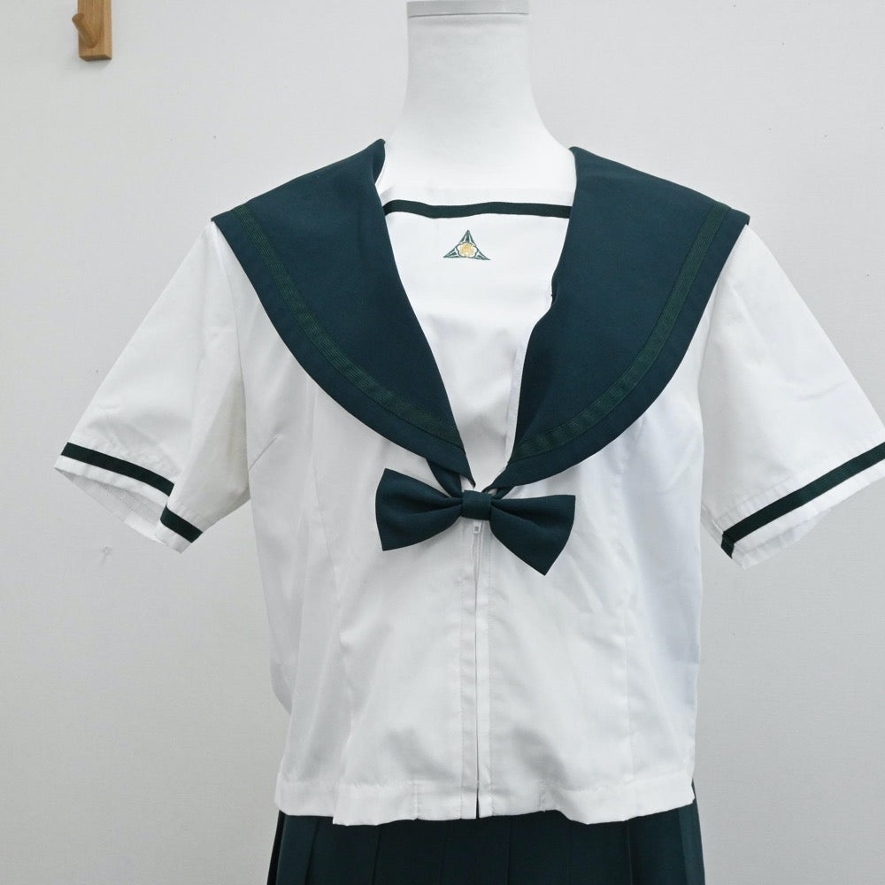 【中古】千葉県 成田国際高等学校 女子制服 3点（セーラー服・スカート）sf006118