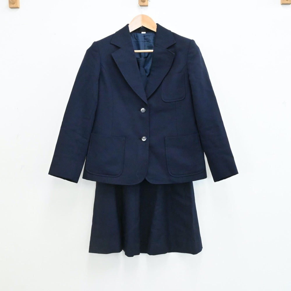 【中古】群馬県 前橋南高等学校 女子制服 3点（ブレザー・スカート）sf006126