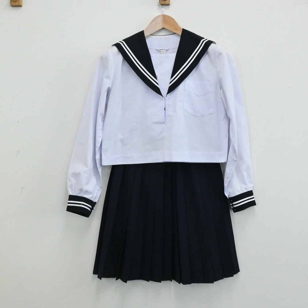 中古制服】香川県 坂出高等学校 女子制服 5点（セーラー服・セーラー服・スカート）sf006152【リサイクル学生服】 | 中古制服通販パレイド