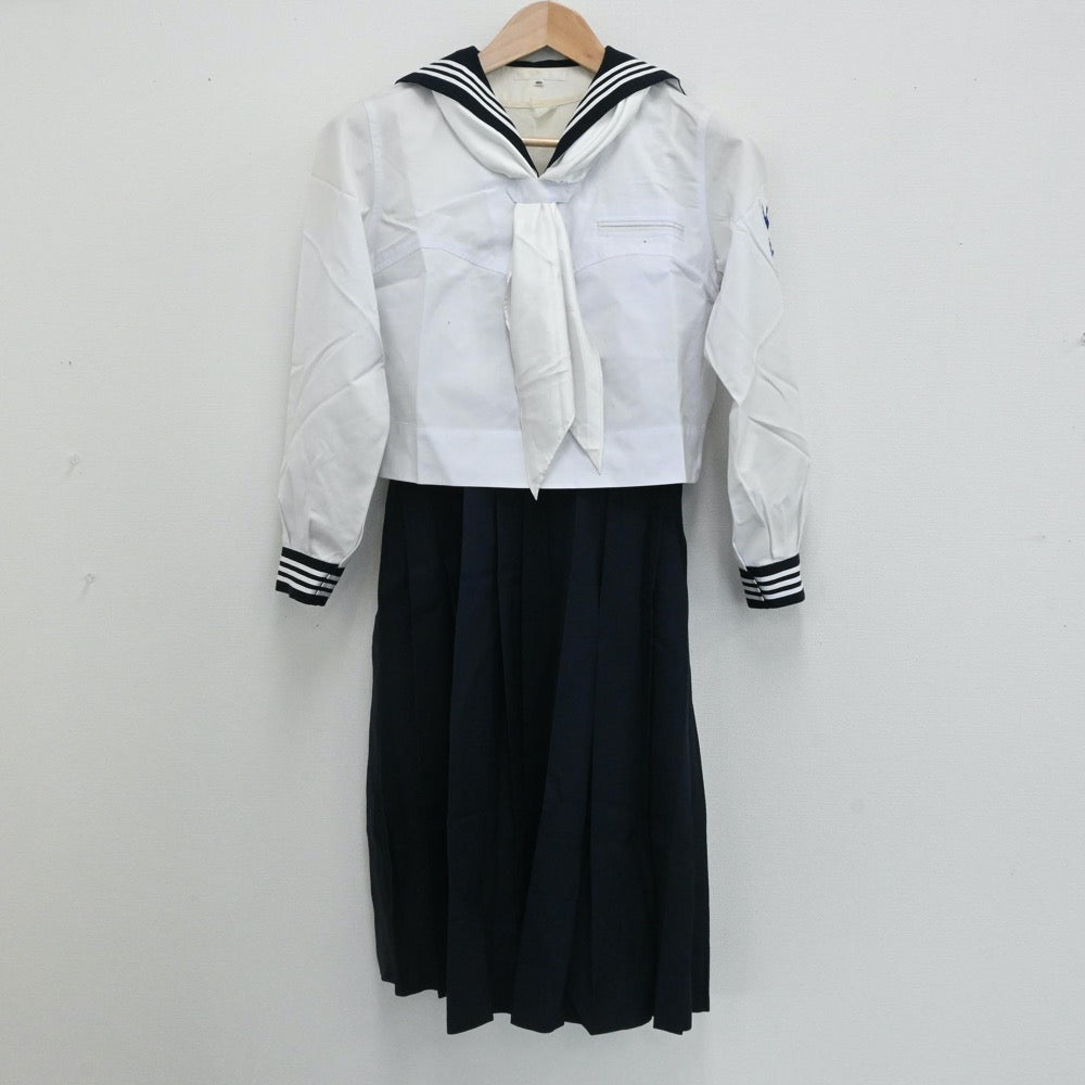 【中古】東京都 共立女子中学校 女子制服 6点（セーラー服・シャツ・スカート）sf006182