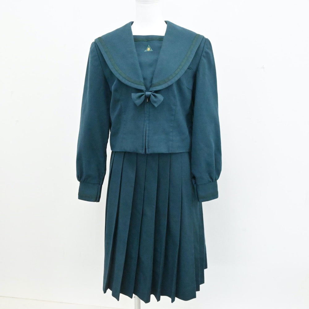 【中古】千葉県 千葉県立成田国際高等学校 女子制服 3点（セーラー服・セーラー服・スカート）sf006208