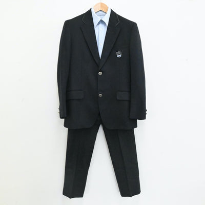 【中古】鳥取県 米子工業高等専門学校 男子制服 4点（ブレザー・シャツ・ズボン）sf006209