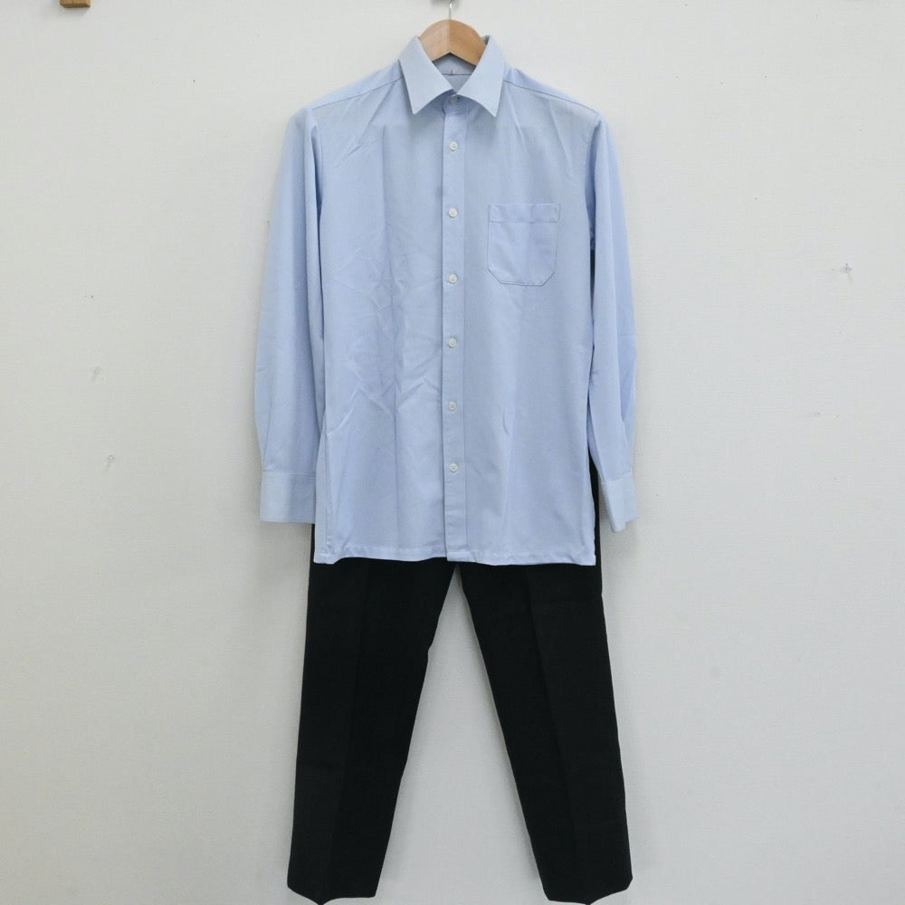 【中古】鳥取県 米子工業高等専門学校 男子制服 4点（ブレザー・シャツ・ズボン）sf006209