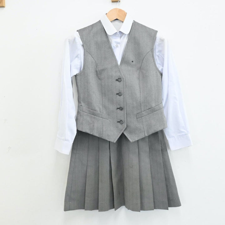 【中古制服】富山県 富山県立大門高等学校 女子制服 4点（ブレザー・ベスト・シャツ・スカート）sf006248【リサイクル学生服】 |  中古制服通販パレイド