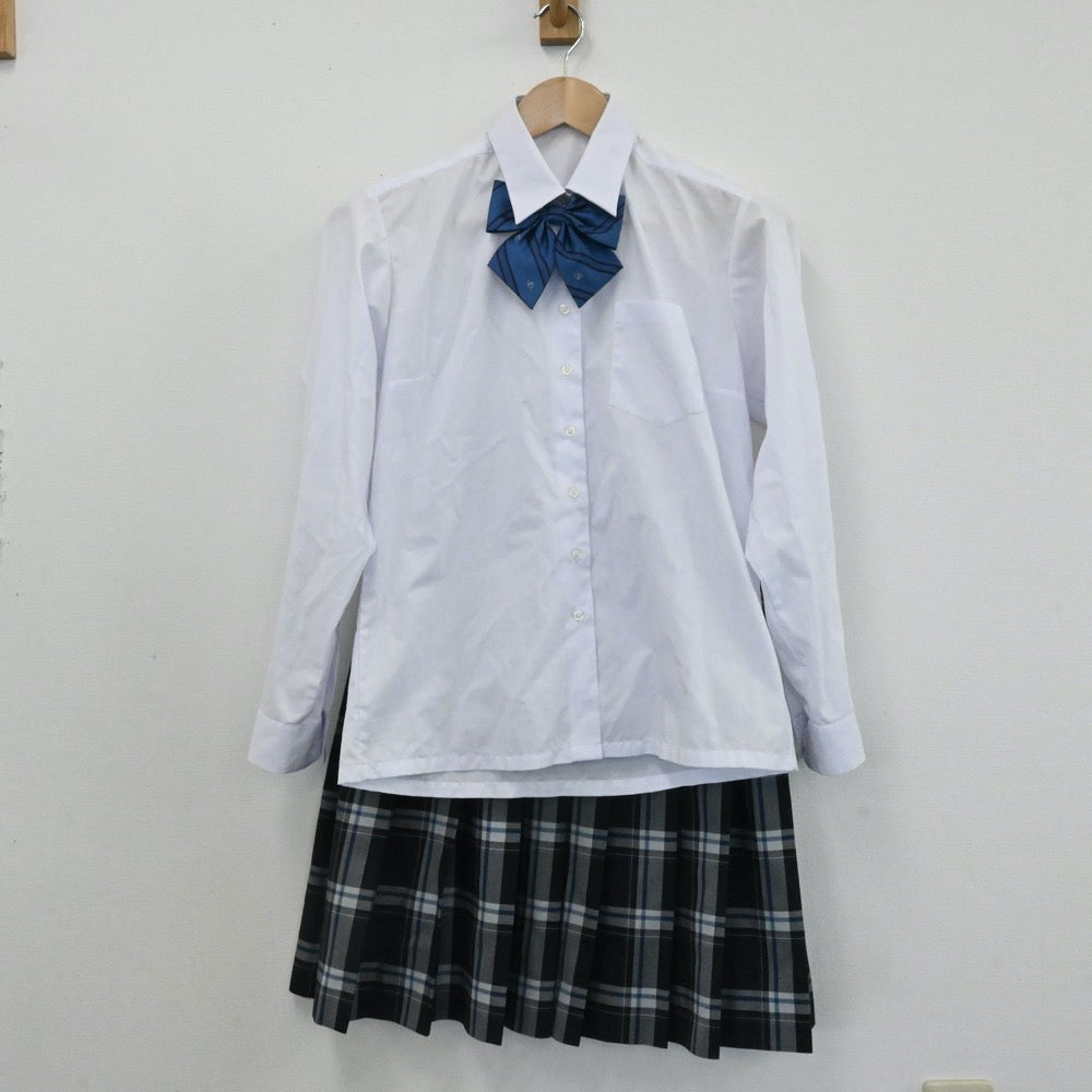 【中古】大阪府 大阪府立渋谷高等学校 女子制服 4点（ブレザー・シャツ・スカート）sf006267