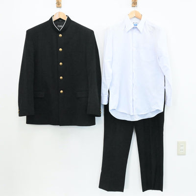 【中古】宮城県 仙台工業高校 男子制服 7点（学ラン・シャツ・ズボン・ズボン）sf006283