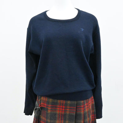 【中古】東京都 頌栄女子学院中学校 女子制服 2点（ニット・スカート）sf006318