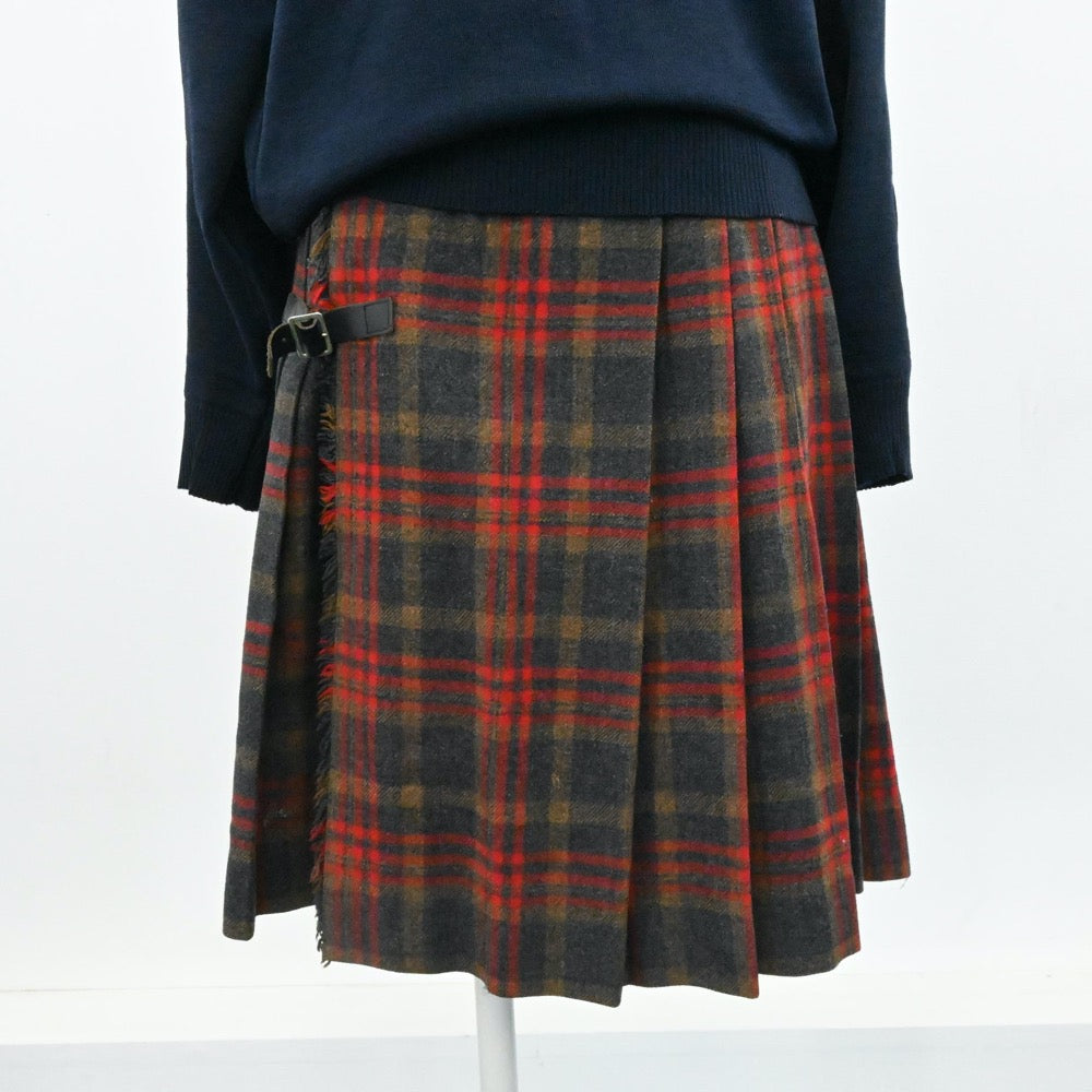 【中古】東京都 頌栄女子学院中学校 女子制服 2点（ニット・スカート）sf006318