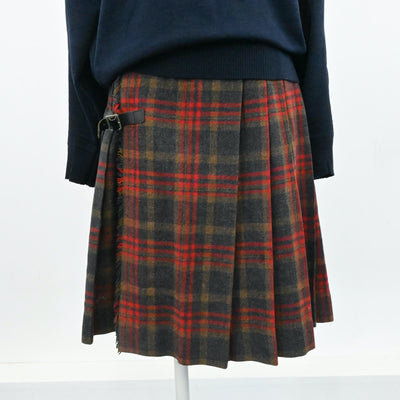 【中古】東京都 頌栄女子学院中学校 女子制服 2点（ニット・スカート）sf006318