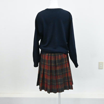 【中古】東京都 頌栄女子学院中学校 女子制服 2点（ニット・スカート）sf006318