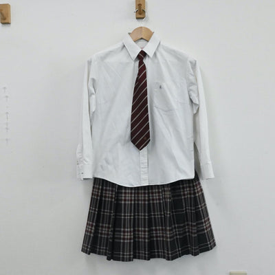 【中古】三重県 伊賀白鳳高校 女子制服 5点（ブレザー・シャツ・スカート）sf006325