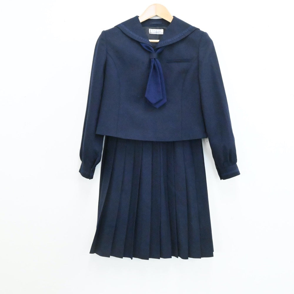 【中古】北海道 北光中学校 女子制服 5点（セーラー服・スカート）sf006350